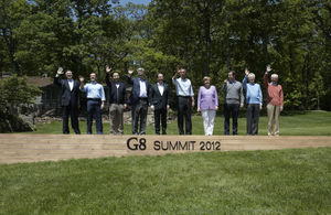 G8 leaders at the 2012 Summit