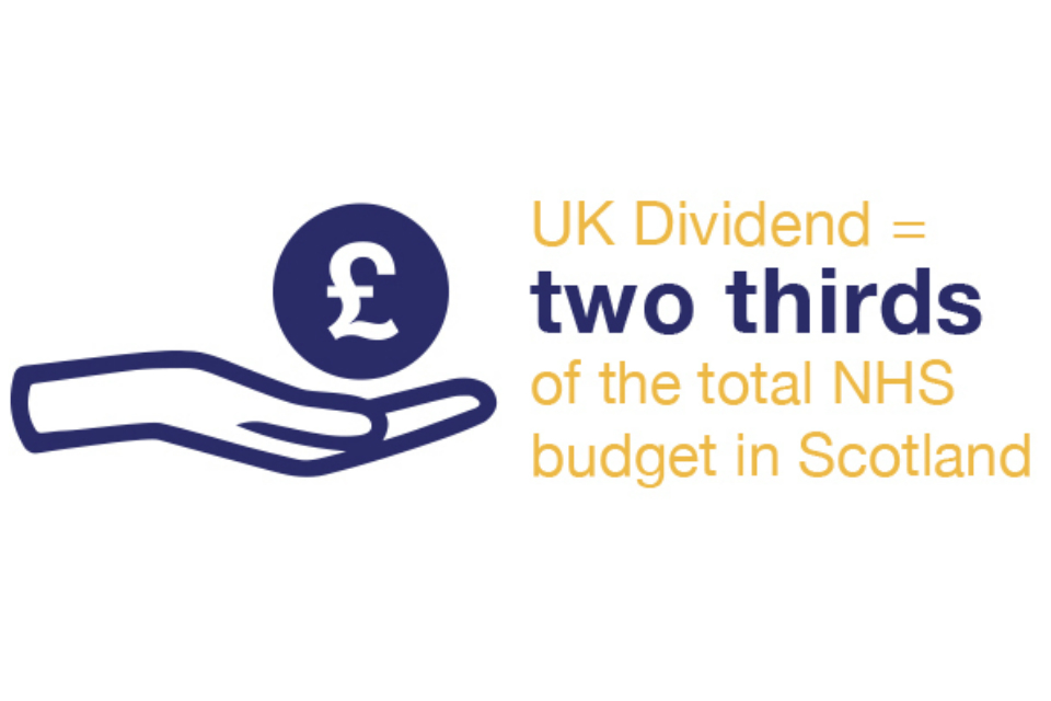 UK dividend NHS infographic