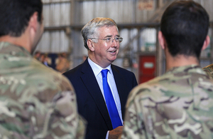 Defence Secretary Michael Fallon has announced that the MOD has helped the Government surpass its land release targets