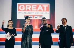 Toast for UK and Philippines diplomatic ties