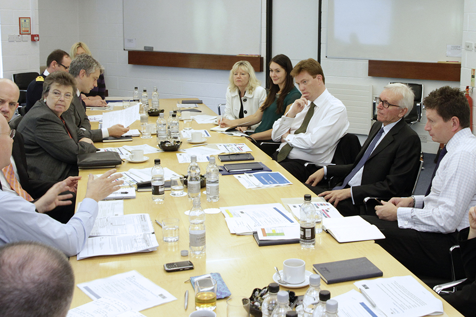 Rt. Hon. Danny Alexander MP, Chief Secretary to the Treasury, discusses the MPLA programme with participants