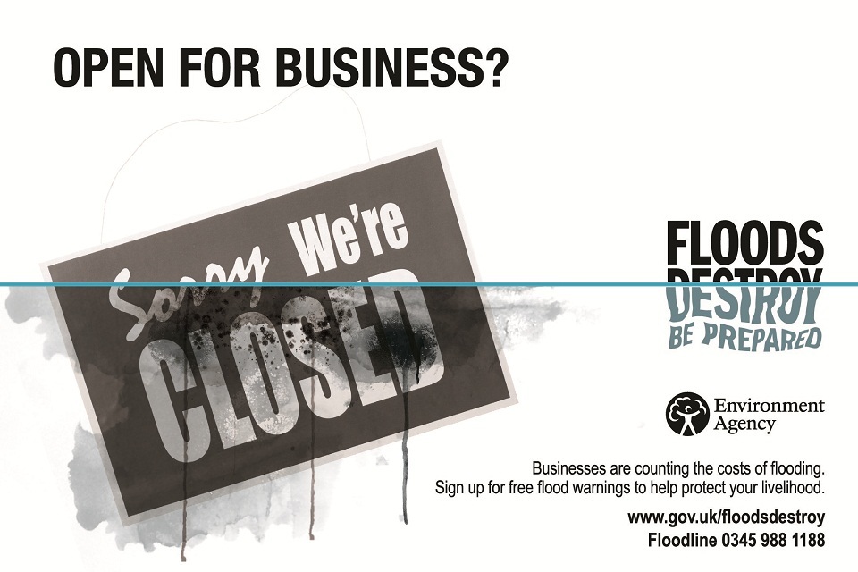 Businesses urged to check their flood risk