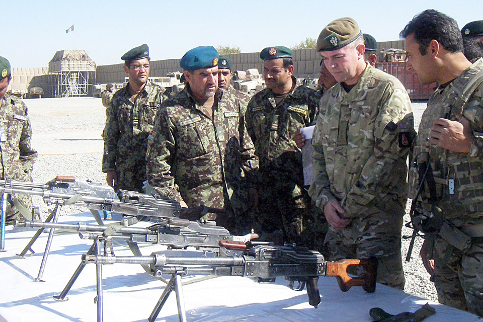 Afghan Army soldiers seize weapons haul