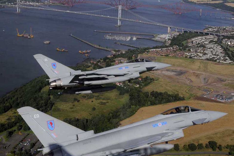 Typhoon squadron stands up in Scotland