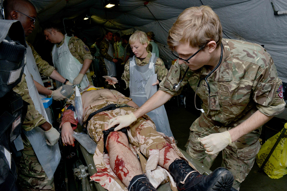 Airborne medics put through their paces
