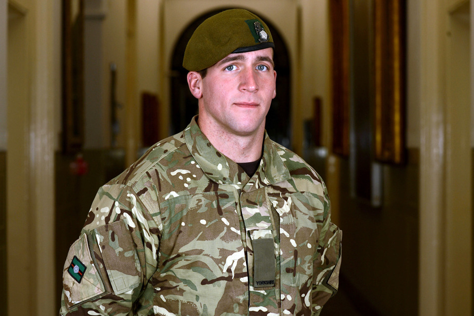 Private risked life to save fellow soldier