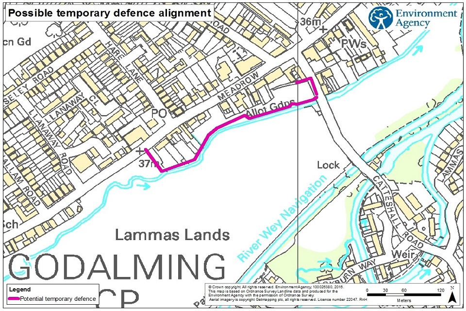 Possible temporary defence alignment in Godalming