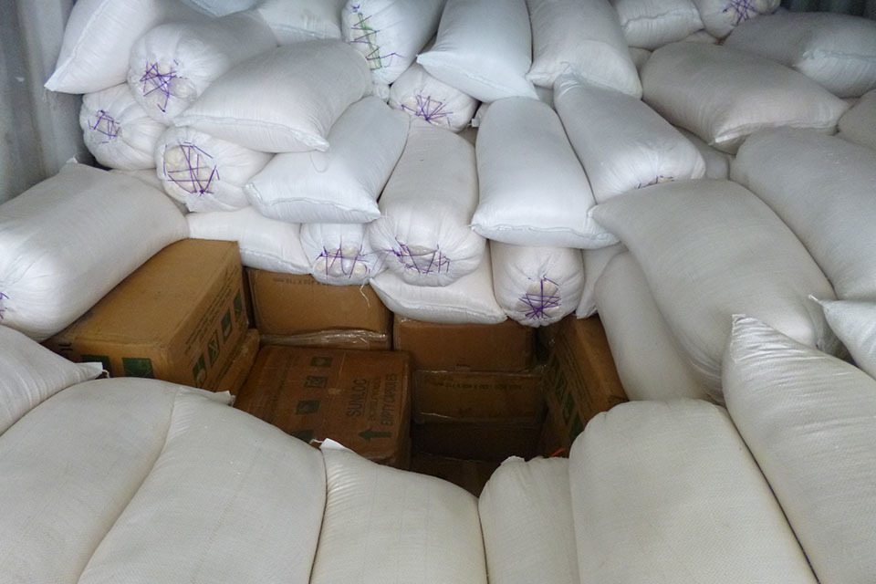 Tonne of cannabis seized by Border Force at London Gateway