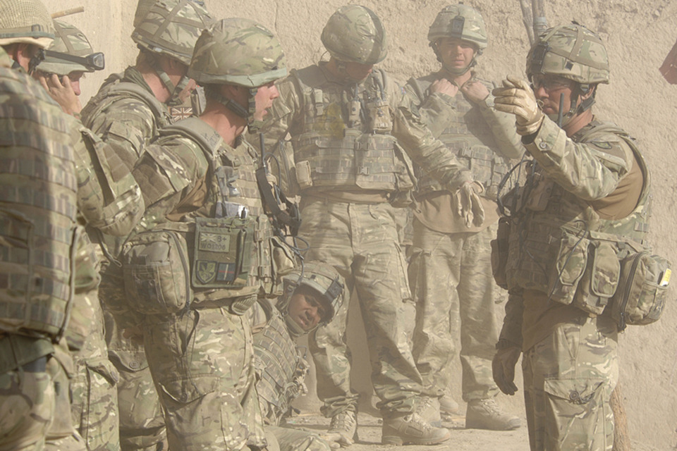 British and Afghan troops raid Taliban bomb factory
