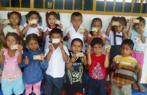 Children at the region of San Martin