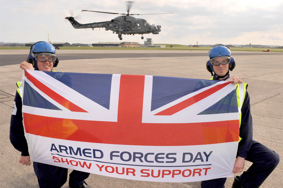 Military personnel at RNAS Yeovilton (library image)