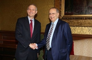 Minister for Europe David Lidington and Foreign Minister of the Republic of Cyprus Ioannis Kasoulides