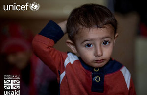 Syrian boy. Picture: Karin Schembrucker/UNICEF