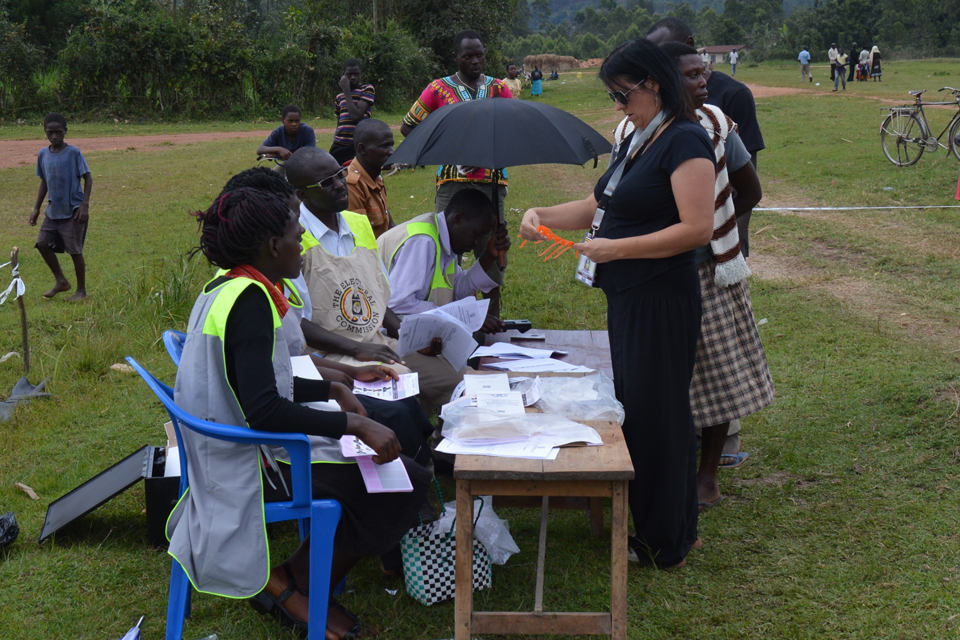Observing elections in Kabale District, western Uganda