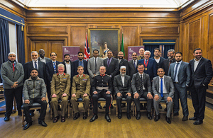 Group photo of covenant signing