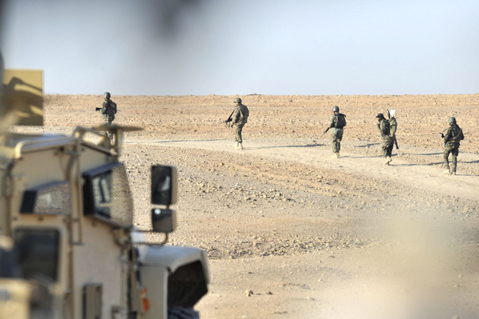UK soldiers help Afghan led operation disrupt insurgents