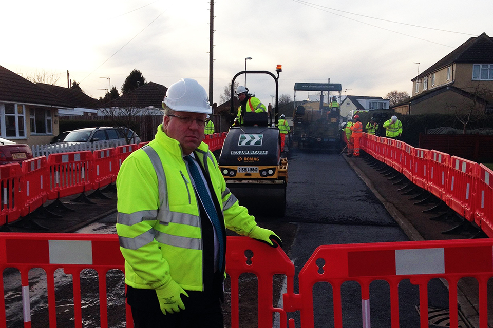 £6 billion funding to tackle potholes and improve local roads