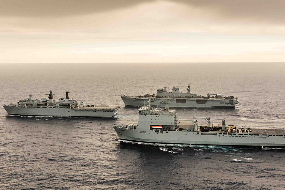 2,300 UK maritime forces take part in exercise with Albania
