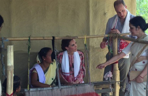 The Duke and Duchess of Cambridge in Assam