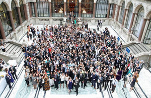 2012/13 Chevening Scholars at the Foreign Office
