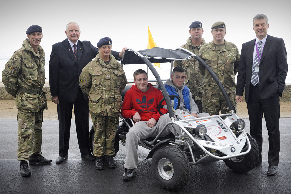 Army Reserves support youth engineering project in Redcar