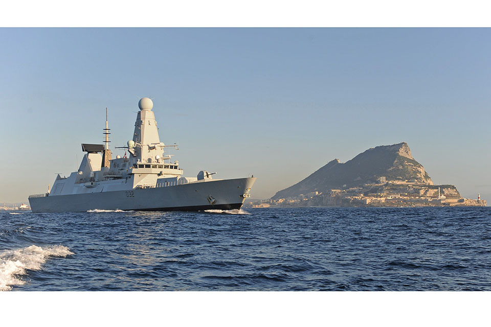 Armed Forces Minister arrives in Gibraltar