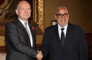 Foreign Secretary William Hague and Serbian Prime Minister Ivica Dacic