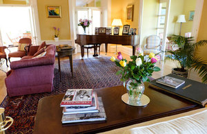 The Drawing Room at Earnscliffe, The British High Commissioner's residence in Canada.