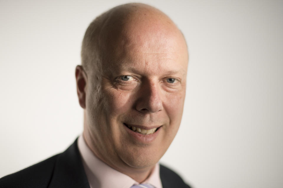 New ministerial appointment July 2016: Secretary of State for Transport