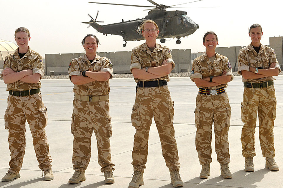 All woman team keeps helicopters flying in Afghanistan