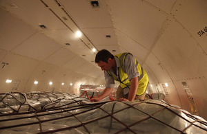 UK-funded humanitarian flight arrives in Cebu, Philippines. Picture: Simon Davis/DFID