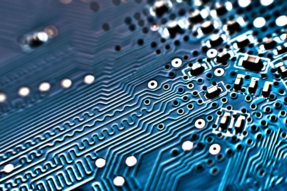 A computer circuit board (stock image)