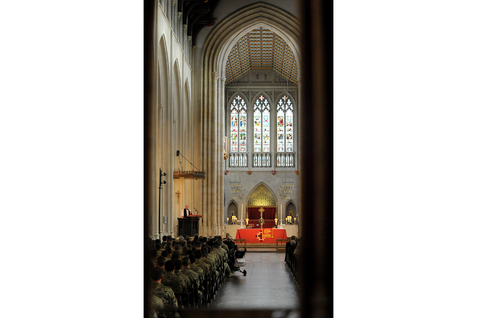 The service of thanksgiving in Bury St Edmunds Cathedral