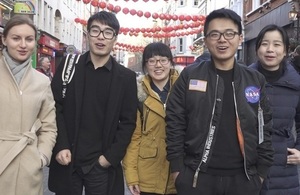 Chinese students in London