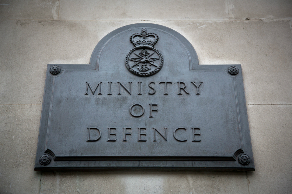 Ministry of Defence Ministerial appointments finalised