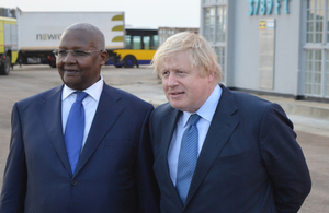 Rt Hon Boris Johnson with Hon Sam Kutesa