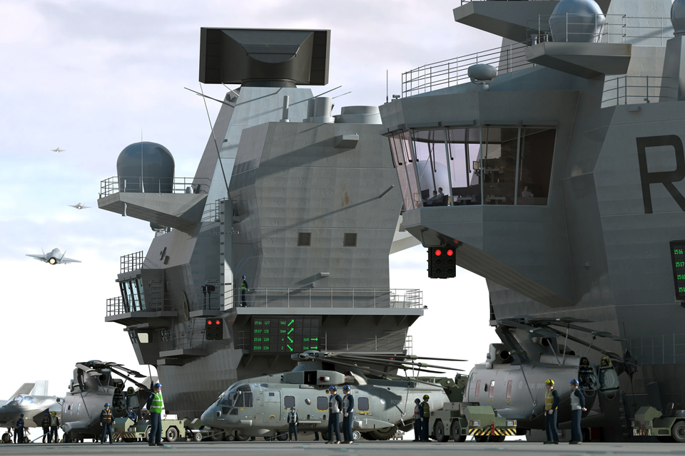 New surveillance system for Royal Navy aircraft carriers