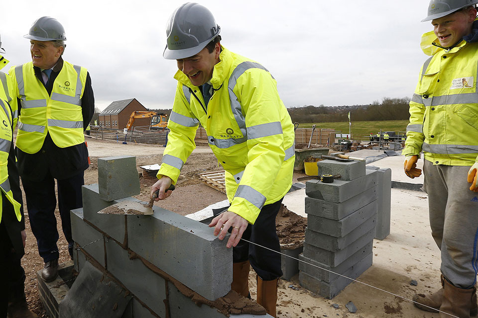 Budget extension of Help to Buy equity loan creates thousands of construction jobs