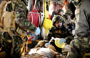 Royal Air Force medics train for operations