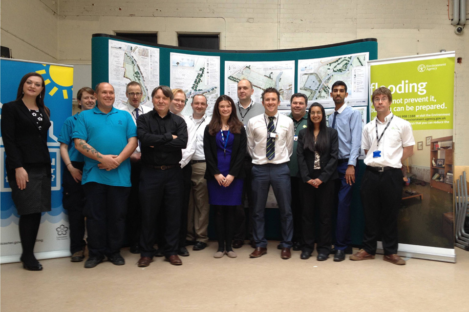Leicester flood risk management scheme plans showcased at public drop in event