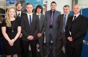 Dstl's engineering apprentices graduate