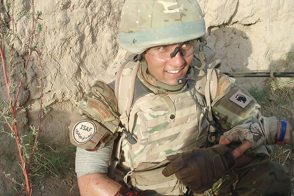 Injured Marine leads rescue under enemy fire in Sangin