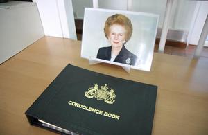 British High Commission in Kigali opens book of condolence for Lady Thatcher