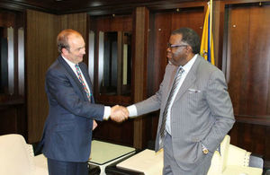 Minister Duddridge and President Geingob