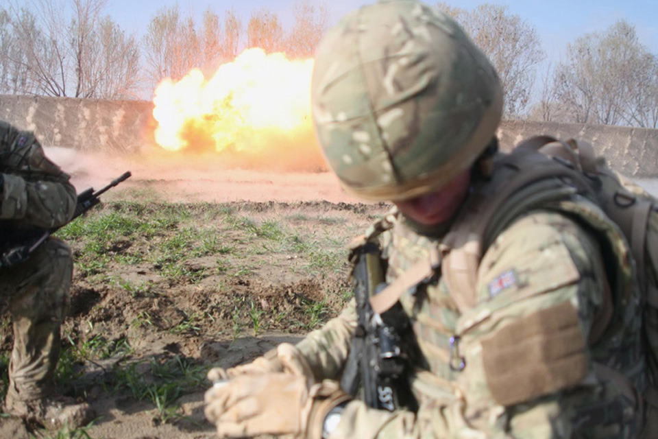 Irish Guards continue to drive out insurgents