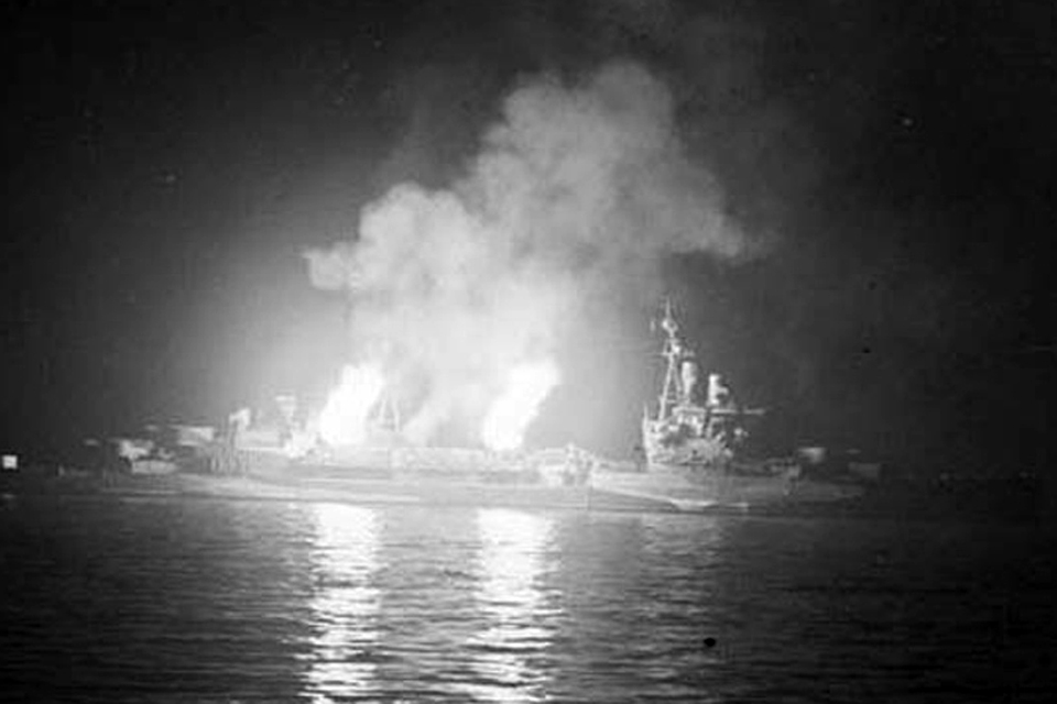 HMS Belfast during 1944