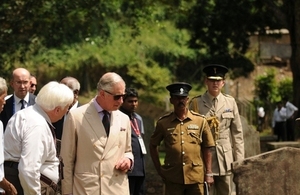 HRH the Prince of Wales visited Kandy in last November, during his visit to Sri Lanka for CHOGM.