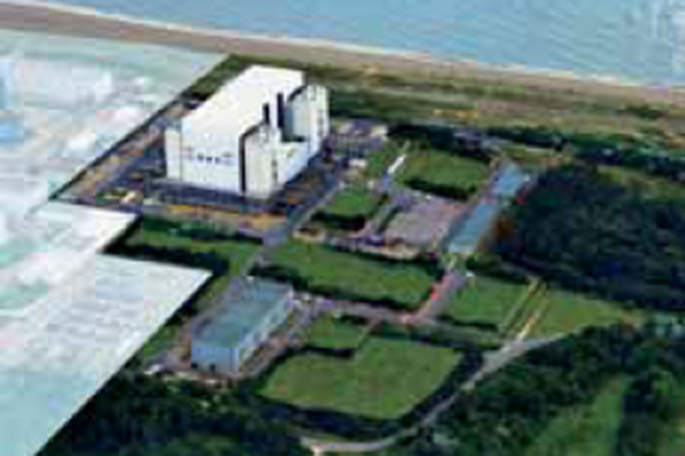 Artist’s impression of Sizewell A in Care and Maintenance.