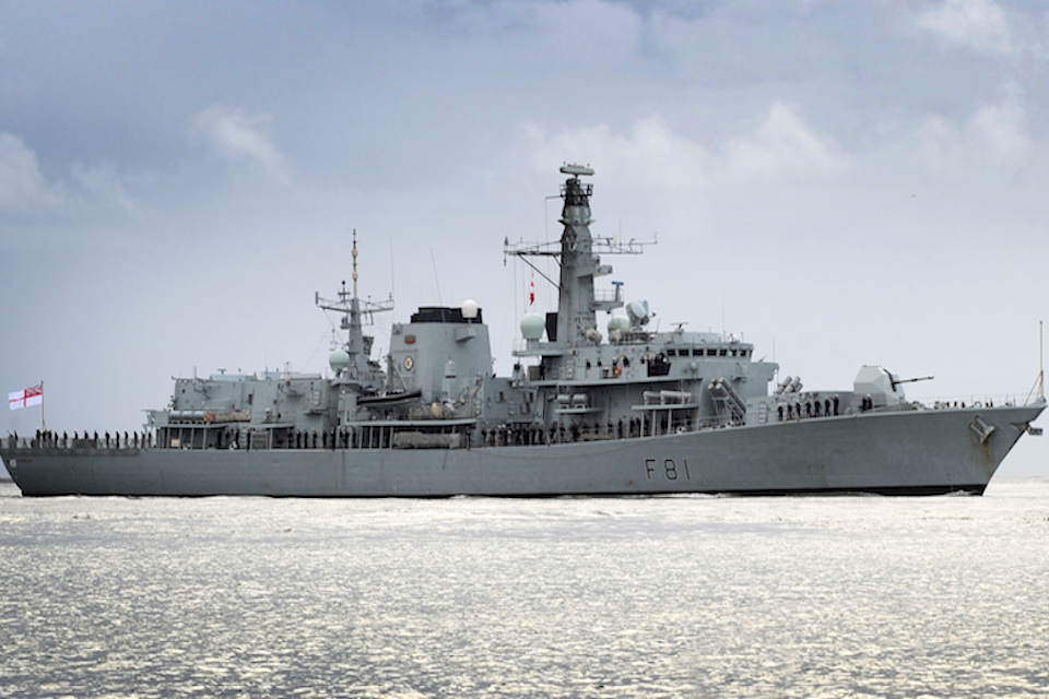 The Type 23 frigate HMS Sutherland will deploy to Australia in the New Year.