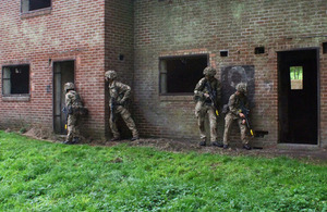 Soldiers of the Queen's Royal Lancers take part in an exercise on Salisbury Plain [Picture: Crown copyright]